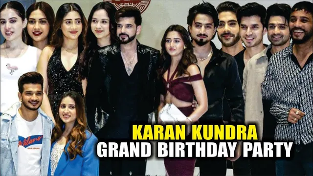 Karan Kundra Birthday Party | Tejasswi, Munawar, Abhishek, Mr Faisu, Jannat, Shivang Many More