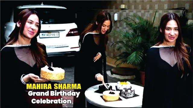 Bigg Boss 13 Fame Mahira Sharma Celebrates Her Birthday & Cake Cutting | Mahira Sharma’s Birthday