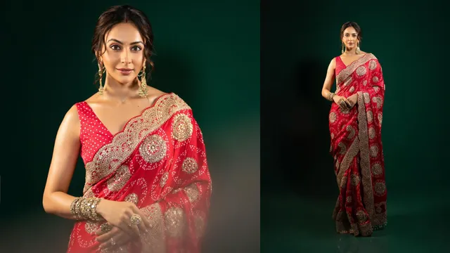 ఎన్నాళ్లకెన్నాళ్లకు.. చీరలో రకుల్ ప్రీత్ సింగ్.. ఎంత అందంగా ఉందో