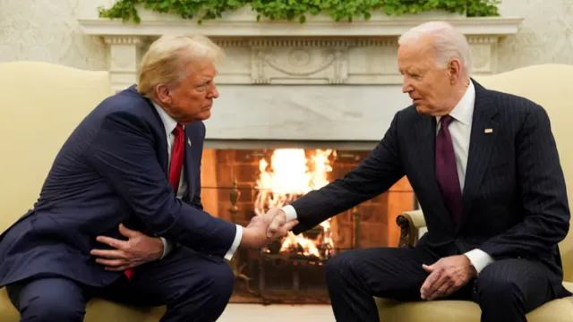 USA: విజయం తర్వాత మొదటిసారి వైట్ హౌస్‌కు ట్రంప్..బైడెన్‌తో భేటీ