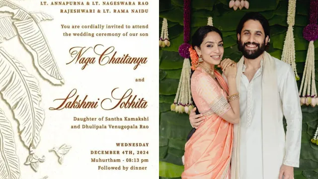 Movies: నాగ చైతన్య–శోభిత పెళ్ళి శుభలేఖ వచ్చేసింది..చూశారా