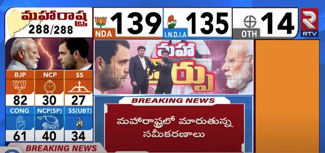 మహారాష్ట్రలో సీన్ రివర్స్.. హంగ్ వచ్చే ఛాన్స్‌