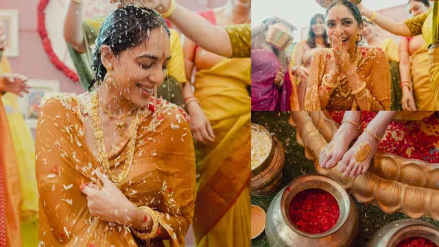 శోభిత హల్దీ ఫంక్షన్.. ఫొటోలు షేర్ చేసిన హీరోయిన్