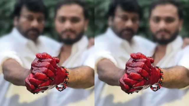 నెత్తుటి పిడికిలి.. చిరంజీవి, శ్రీకాంత ఓదెల సినిమా పోస్టర్ వైరల్