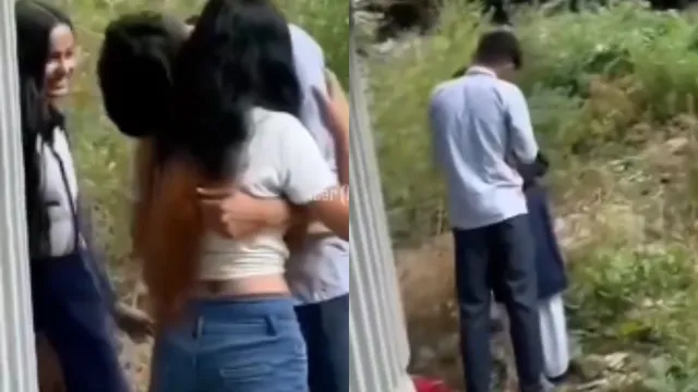Viral Video: చెట్ల పొదల్లో రొమాన్స్..మరో లడ్డు కావాలా నాయనా