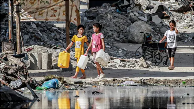 GAZA: గాజాలో దాడులు ఆపని ఇజ్రాయెల్...తాగునీరే ఆయుధంగా..