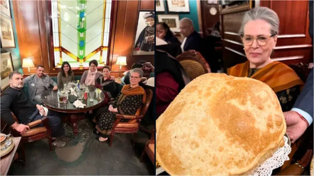 Delhi: రెస్టారెంట్‌లో గాంధీ కుటుంబం సందడి