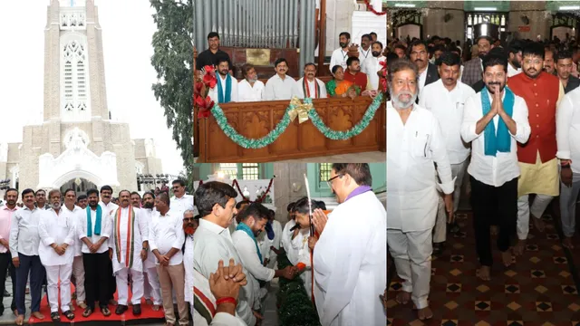 మెదక్ చర్చి శతాబ్ది వేడుకల్లో రేవంత్ రెడ్డి.. సోషల్ మీడియాలో ఫొటోలు