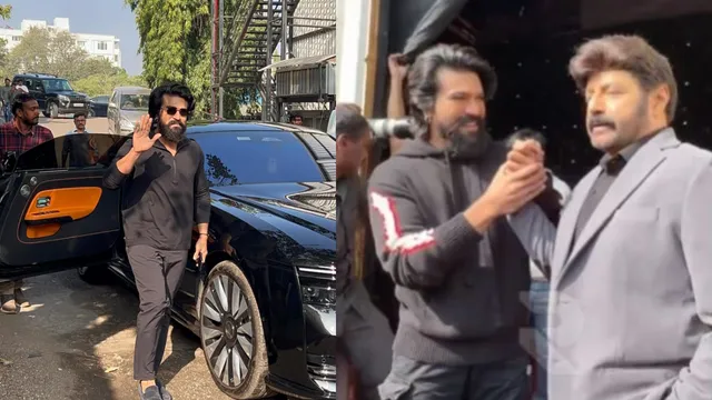 RamCharan: 'అన్ స్టాపబుల్' సెట్స్ లో రామ్ చరణ్.. వైరల్ అవుతున్న వీడియోలు