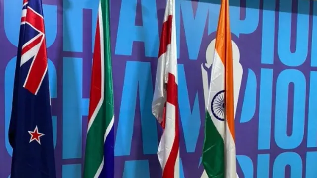 Champions Trophy: దిగొచ్చిన పాక్..ఆ స్టేడియంలో భారత జెండా