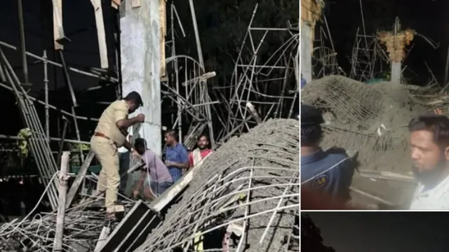 HYD: హైదరాబాద్ యూనివర్శిటీ ఘోర ప్రమాదం..కుప్పకూలిన నిర్మాణం