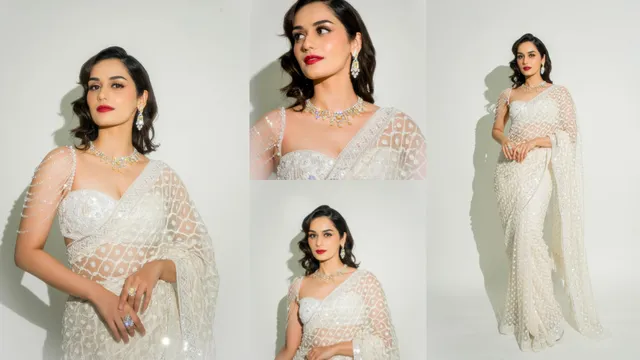 Manushi Chhillar: అబ్బా.. తెల్లచీరలో మల్లెపూవులా మెరిసిపోతున్న మానుషీ!
