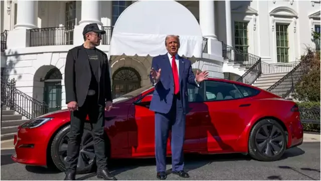Tesla Shares: ట్రంప్ తో గొడవ..టెస్లా షేర్లు ఢమాల్