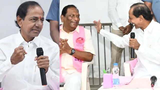 రామగుండం బీఆర్ఎస్ నేతలతో కేసీఆర్-PHOTOS
