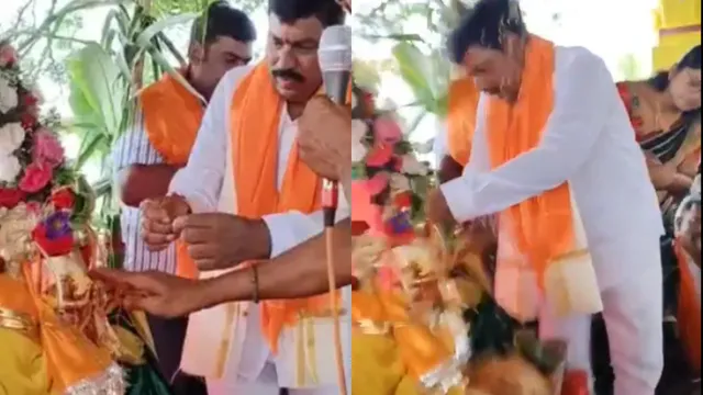 Ap Kurnool MLA:ఏపీ ఎమ్మెల్యే అత్యుత్సాహం.. సీతమ్మ మెడలో తాళి కట్టిన వైనం.. వీడియో వైరల్