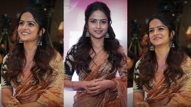 Vaishnavi chaithanya: క్యూట్ లుక్స్‌లో వైష్ణవి చైతన్య శారీ పిక్స్.. ఎంత బాగుందో?
