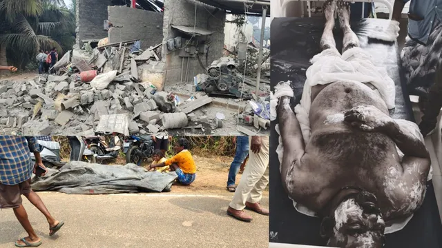 AP: బాణాసంచా తయారీ కేంద్రంలో భారీ పేలుడు.. 6గురి దుర్మరణం.. కన్నీరు పెట్టించే వీడియోలు..!