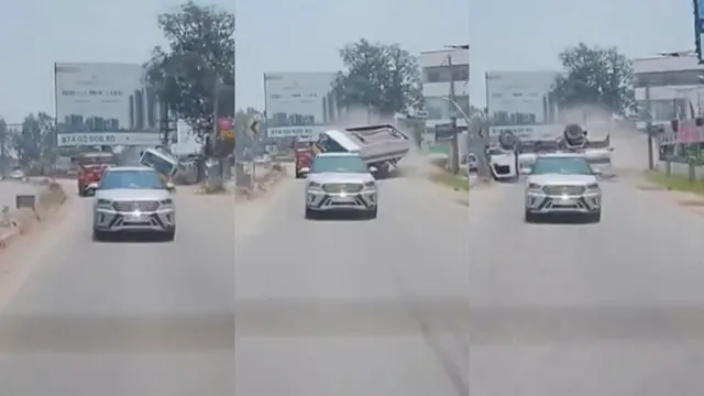 VIRAL VIDEO: బెంగళూరులో సినిమా రేంజ్ లో రోడ్డు ప్రమాదం.. చూస్తే షాక్ అవుతారు!