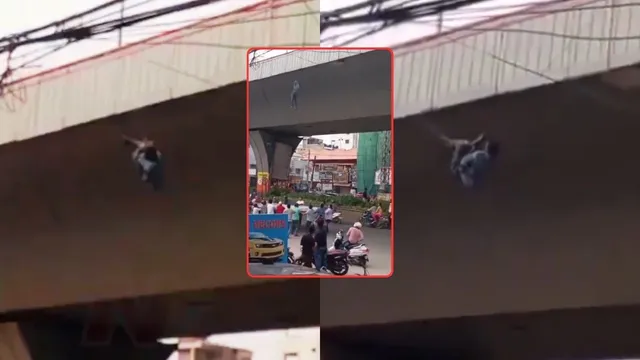 Hyderabad: హైదరాబాద్‌లో స్పైడర్‌మ్యాన్.. కళ్లు చెదిరే విన్యాసాలు- డొంట్ మిస్ (VIDEO)