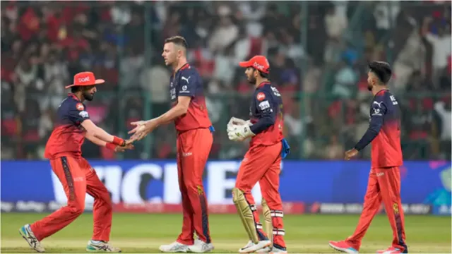 RCB VS RR: హుర్రే..ఓన్ గ్రౌండ్ లో ఆర్సీబీ గెలిచింది..ఆరఆర్ పై విక్టరీ