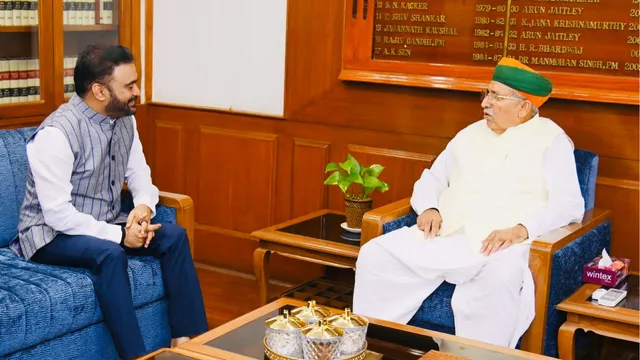 MP Sana Sathish Babu : ఆ సమస్యలను పరిష్కరించండి...కేంద్ర మంత్రితో ఎంపీ సానా సతీష్ బాబు భేటీ!