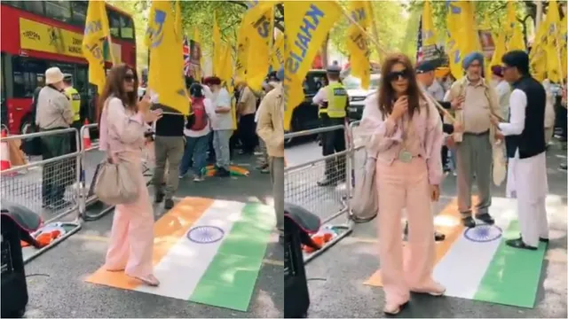 Indian Flag: లండన్‌లో భారత జెండాను అవమానించిన అల్లరి మూకలు.. కాళ్ల కింద నలిపేసిన వీడియో