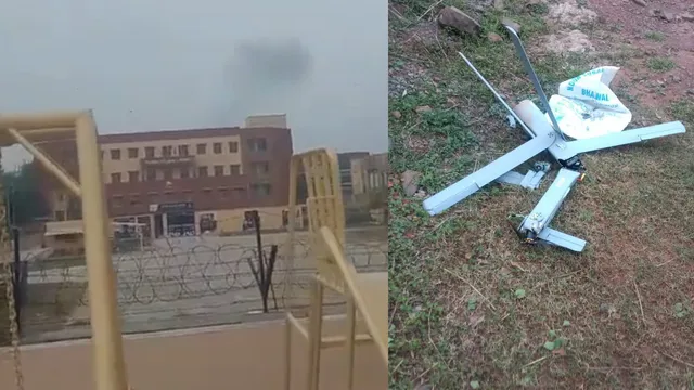 Spy Drone: లాహోర్‌లో పేలుళ్లు..  భారత గూఢచారి డ్రోన్⁬ను కూల్చివేసిన పాక్ !