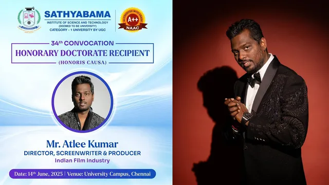BIG BREAKING : దర్శకుడు అట్లీకి డాక్టరేట్‌.. జూన్‌ 14న ప్రదానోత్సవం