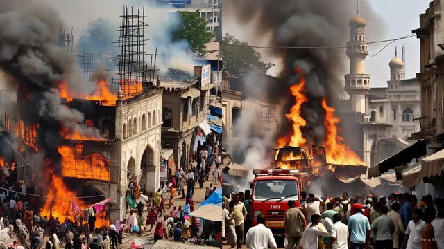 Old city fire accidents: 365 రోజుల్లో 500లకు పైగా అగ్ని ప్రమాదాలు.. పాతబస్తీపై అధికారుల ఆందోళన!