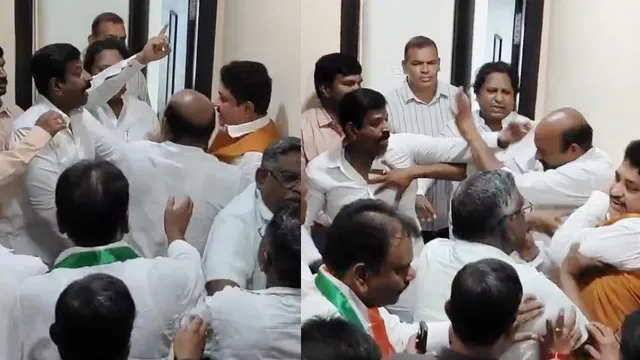 INTUC Leaders Fight Hyderabad: ప్రెస్ క్లబ్‌లో తన్నుకున్న INTUC నేతలు.. పిడిగుద్దుల వీడియో వైరల్!