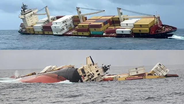 Liberian ship: కేరళ తీరంలో మునిగిపోయిన భారీ షిప్.. 24 మంది సిబ్బంది