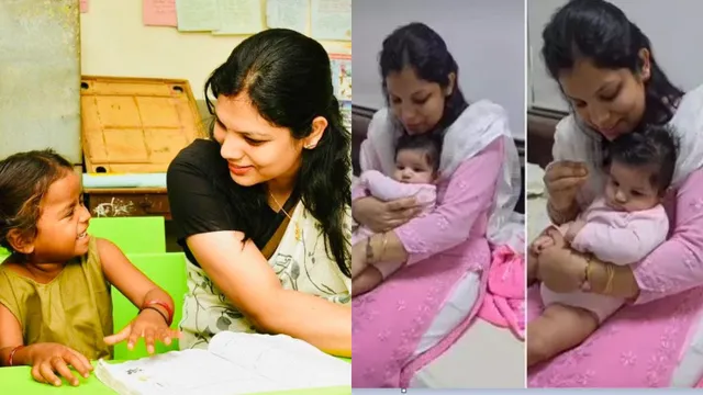 Pamela Satpathy: పాపకు జోలపాడిన కలెక్టర్...పాట వింటూ ఆ చిన్నారి ఏం చేసిందంటే...