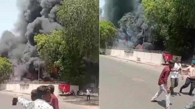 భారీ మంటల్లోంచి వస్తున్న రమేశ్ విశ్వాస్‌ కుమార్.. బయటపడ్డ మరో సంచలన వీడియో