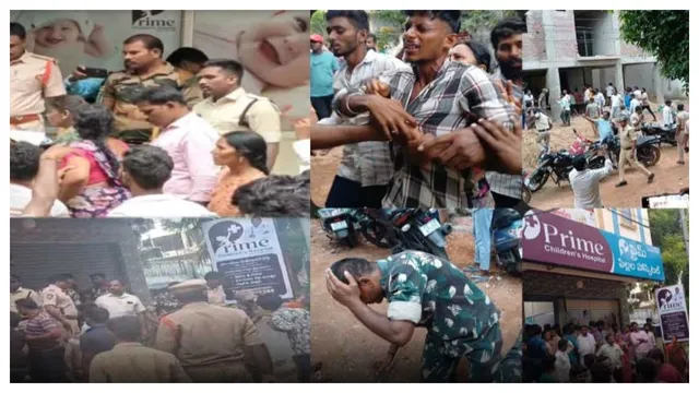 TG Crime: ప్రైవేట్ హాస్పిటల్ నిర్లక్ష్యంతో పసికందు మృతి...తీవ్ర ఉద్రిక్తత