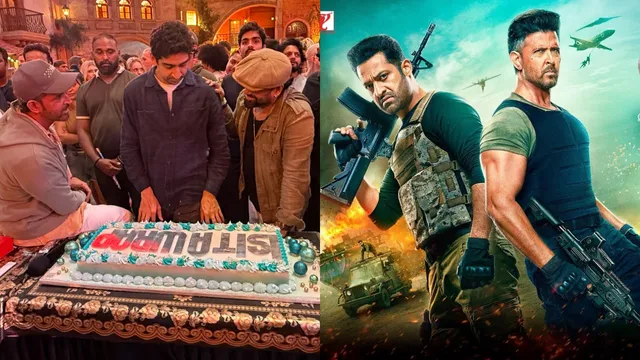 War 2: హృతిక్, ఎన్టీఆర్ 'వార్ 2' ముగిసింది.. సెట్ లో సెలబ్రేషన్ పిక్ వైరల్