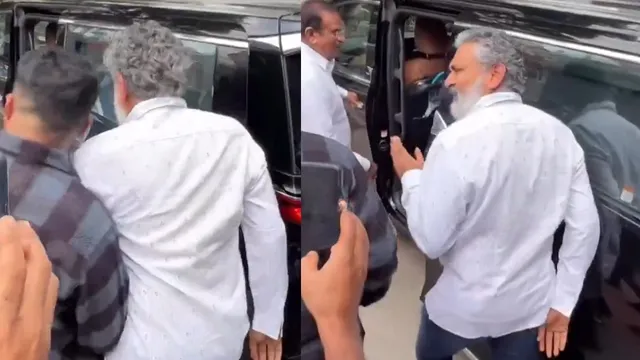 Director Rajamouli: ఏరా బుద్దుందా..  అభిమానిని తోసేసిన రాజమౌళి.. వీడియో వైరల్!
