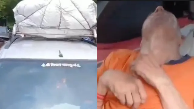 Shocking Video: కారులో వృద్ధుడిని కట్టేసి.. తాజ్‌మహల్ చూసేందుకు వెళ్లిన ఫ్యామిలీ!