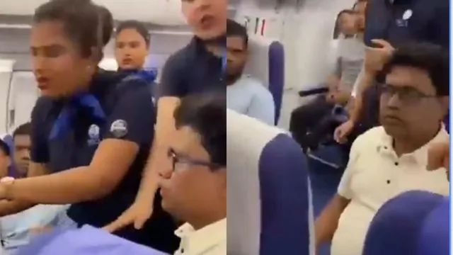 Indigo Flight: ఇండిగో విమానంలో ప్రయాణికుడిపై దాడి.. వీడియో వైరల్