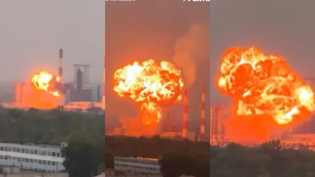 Ukraine Drone: రష్యాపై విరుచుకపడ్డ ఉక్రెయిన్ డ్రోన్లు.. చమురు, ఆయుధ నిల్వలపై దాడులు