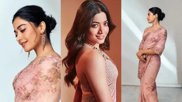 Rashmika Mandanna: క్యూట్ క్యూట్‌గా శారీలో నేషనల్ క్రష్ లుక్స్.. ఫ్యాన్స్ ఫిదా!