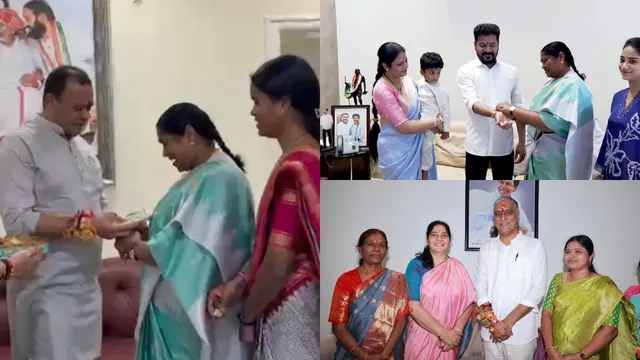 Raksha Bandhan: సీతక్క రాఖీ కట్టగానే నోట్ల కట్ట బహుమతిగా ఇచ్చిన మంత్రి  కోమటిరెడ్డి.. వీడియో వైరల్!
