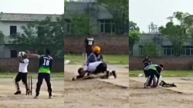 భారీ సిక్సు కొట్టి గుండెపోటుతో చనిపోయాడు..VIDEO VIRAL