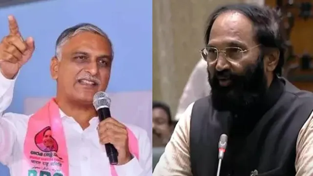Telangana Assembly : హరీష్ రావు సిగ్గుండాలి నీకు..  మంత్రి ఉత్తమ్ ఫైర్ !