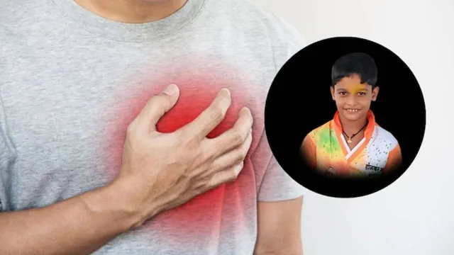Heart Attack : వినాయక మండపం వద్ద ఆడుకుంటుండగా 10 ఏళ్ల బాలుడికి గుండెపోటు..  తల్లి ఒడిలోనే