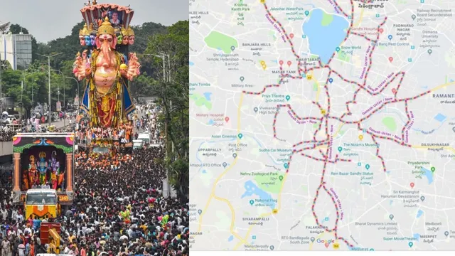 Hyderabad:  హైదరాబాద్⁬లో గణేష్ శోభాయాత్రకు రూట్లు ఇవే!