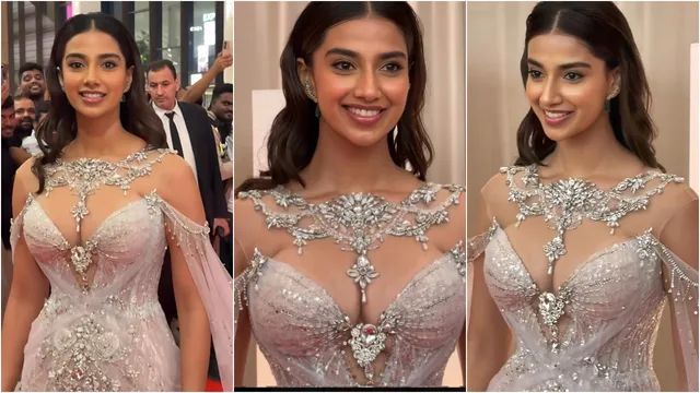 SIIMA Awards 2025: ''మేడం సార్.. మేడం అంతే''..  అవార్డుతో పాటు  మీనాక్షి అందాల రచ్చ!