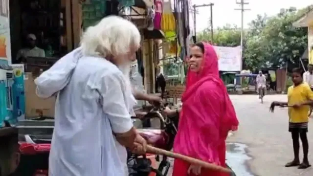 ఎంపీ సోదరికి అత్తింటివారి వేధింపులు.. నడిరోడ్డుపై కర్రతో కొట్టిన మామ.. వీడియో వైరల్