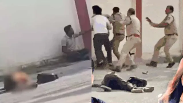 Crime : పట్టపగలు నడిరోడ్డుపై దారుణం...భార్యను కాల్చి చంపి...