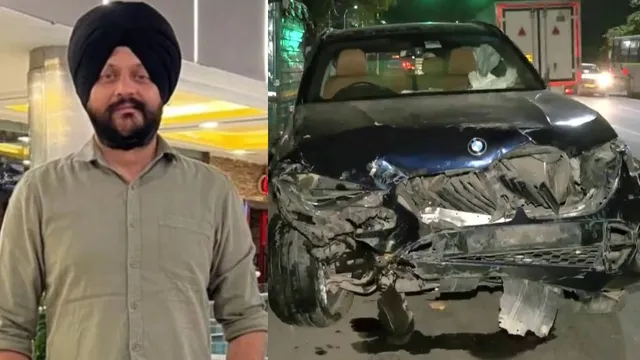 బైక్‌ని ఢీకొట్టిన BMW కారు.. ఆర్థిక శాఖ డిప్యూటీ సెక్రటరీ మృతి