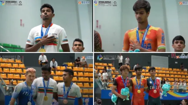 World Championship: వరల్డ్ ఛాంపియన్ షిప్ స్పీడ్ స్కేటింగ్ లో రెండు బంగారు పతకాలు..